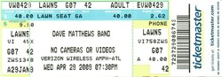 Dave Matthews Band / The Avett Brothers on Apr 29, 2009 [506-small]
