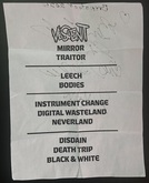 Vescent setlist, tags: Setlist - Vescent / Pissed! / Raymond Strife / Old Friends / Studwiser on Jun 28, 2025 [148-small]
