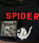 Merch from Spider @ The Sardine - 7.3.25, tags: Spider, San Pedro, California, United States, Merch, The Sardine - Pegboy / night court (canada) / Spider / For Closure on Jul 3, 2025 [582-small]
