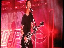 Sully Erna killing it with Godsmack he even got on the drums and played the hell out of the drums, Carolina Rebellion on May 2, 2015 [156-small]