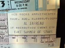 Al Jarreau / David Sanborn on Aug 8, 1985 [502-small]
