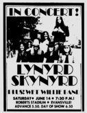 Lynyrd Skynyrd / Wet Willie on Jun 14, 1975 [610-small]