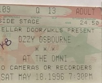 Ozzy Osbourne / Sepultura / Type O Negative on May 18, 1996 [977-small]