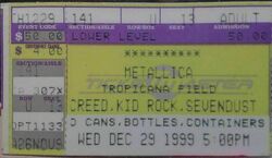Metallica / Kid Rock / Creed / Sevendust on Dec 29, 1999 [573-small]