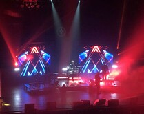 VNV Nation ~ Ronan Harris, Mike Wimer, Gabriel Shaw & David Gerlach , tags: VNV Nation, Los Angeles, California, United States, Stage Design, The Wiltern - VNV Nation / De/Vision / Holygram on Dec 13, 2018 [767-small]