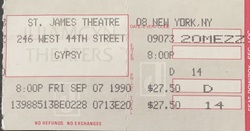 Gypsy (Broadway Cast) on Sep 7, 1990 [577-small]