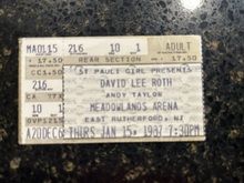 David Lee Roth / Tesla on Jan 15, 1987 [693-small]
