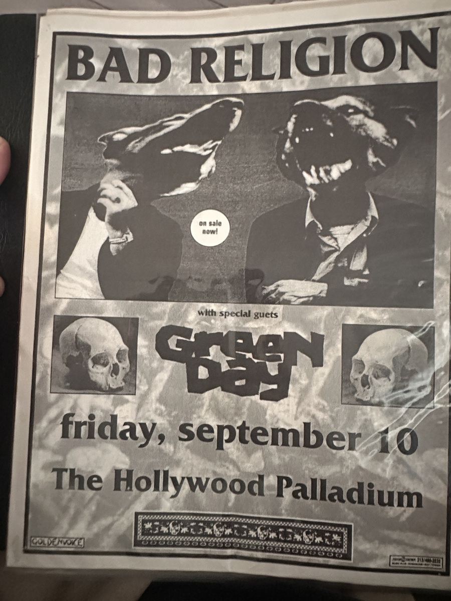 Green Day's 1993 Concert & Tour History | Concert Archives