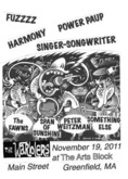 The Warblers / The Fawns / Span of Sunshine / Peter Weitzman / Something Else on Nov 19, 2011 [888-small]