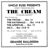Cream / The Rationals on Oct 14, 1967 [118-small]