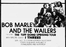 Bob Marley & The Wailers / The I Threes on Oct 19, 1980 [033-small]