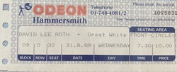 David Lee Roth / Great White on Aug 31, 1988 [723-small]