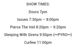 Sleeping With Sirens / Pierce the Veil / The Sleeping / Issues on Apr 11, 2015 [069-small]
