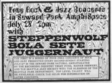 Steppenwolf / Hola Sette / Juggernaut on Jul 28, 1968 [983-small]