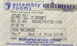 Jethro Tull / Willy Porter on Nov 21, 2001 [566-small]