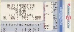 Bruce Springsteen on Nov 5, 1992 [460-small]