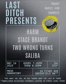 Harm / Stace Brandt / Two Wrong Turns / Saliba on May 16, 2025 [707-small]