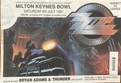 ZZ Top / Bryan Adams / The Law / Thunder / Little Angels on Jul 6, 1991 [897-small]