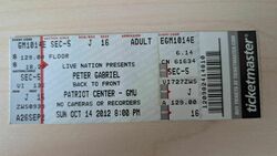 Peter Gabriel / Jennie Abrahamson on Oct 14, 2012 [972-small]