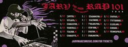 Tour Poster - Horizontal (Banner), tags: Jarv, Damn Skippy, King Green, Washington, District of Columbia, United States, Gig Poster - Jarv / Damn Skippy / King Green / Nahte Renmus on Feb 1, 2025 [525-small]