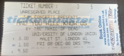 …And You Will Know Us by the Trail of Dead / Snow Patrol / Dirty Burds on Dec 8, 2000 [946-small]