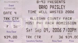 Brad Paisley / The Wreckers / Eric Church on Sep 9, 2006 [132-small]