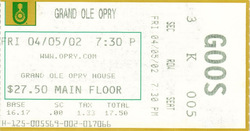 Grand Ole Opry on Apr 5, 2002 [058-small]