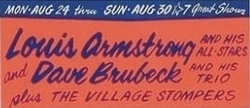 Louis Armstrong & His All-Stars / The Dave Brubeck Trio / The Village Stompers on Aug 29, 1964 [115-small]