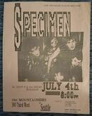 Specimen / Room Nine / The dream museum on Jul 4, 1985 [652-small]