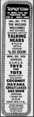 Talking Heads / Artful Dodger on Dec 17, 1978 [485-small]