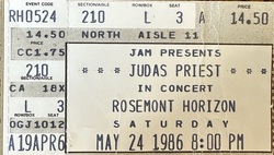 Judas Priest / Dokken on May 24, 1986 [904-small]