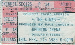 The Kinks on Feb 14, 1985 [218-small]