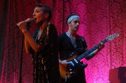 Nico Vega ~ Rich Koehler & Aja Volkman , tags: Nico Vega, Hermosa Beach, California, United States, Saint Rocke - Nico Vega / The Echo Division / The New Room on Aug 13, 2011 [048-small]