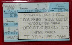 Judas Priest / Alice Cooper / Motörhead / Metal Church / Dangerous Toys on Aug 9, 1991 [470-small]