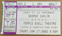 George Carlin on Jan 17, 2002 [097-small]