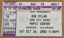 Bob Dylan on Oct 26, 2002 [099-small]