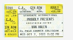 Van Halen on Oct 7, 1981 [607-small]