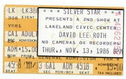 David Lee Roth / Tesla on Nov 13, 1986 [696-small]