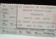 David Lee Roth on Nov 8, 1986 [713-small]