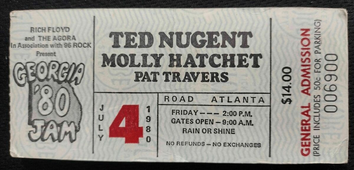 Jul 04, 1980: Ted Nugent / Molly Hatchet / Def Leppard / Pat