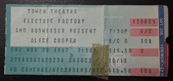 Alice Cooper / Faster Pussycat on Nov 20, 1987 [926-small]