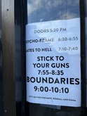 Boundaries / Stick To Your Guns / Gates to Hell / Psycho-Frame on Aug 14, 2025 [331-small]