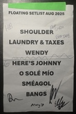 Floating setlist, tags: Setlist - Night Hawk / Floating / Lo Priestess / Rescue Pets on Aug 16, 2025 [211-small]
