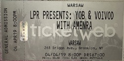 Yob / Voivod / Amenra on Apr 4, 2019 [260-small]
