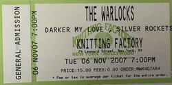 The Warlocks / Darker My Love / Silver Rockets on Nov 6, 2007 [271-small]