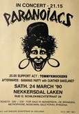 The Paranoiacs / The Tommyknockers on Mar 24, 1990 [373-small]