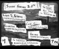 Nothing To Nothing / Cut Short / Reignition / Unlearn on Feb 28, 2010 [677-small]