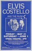 Elvis Costello & the Rude 5 / Sam Phillips on May 31, 1991 [885-small]