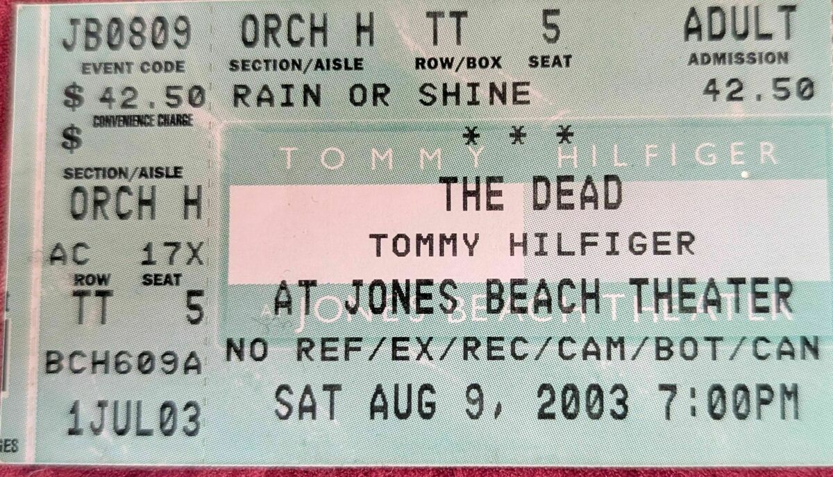 The Dead's 2003 Concert & Tour History | Concert Archives