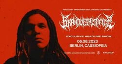 tags: Brand of Sacrifice, Vianova, Berlin, Berlin, Germany, Advertisement, Gig Poster, Cassiopeia - Brand of Sacrifice / Vianova on Aug 6, 2023 [144-small]